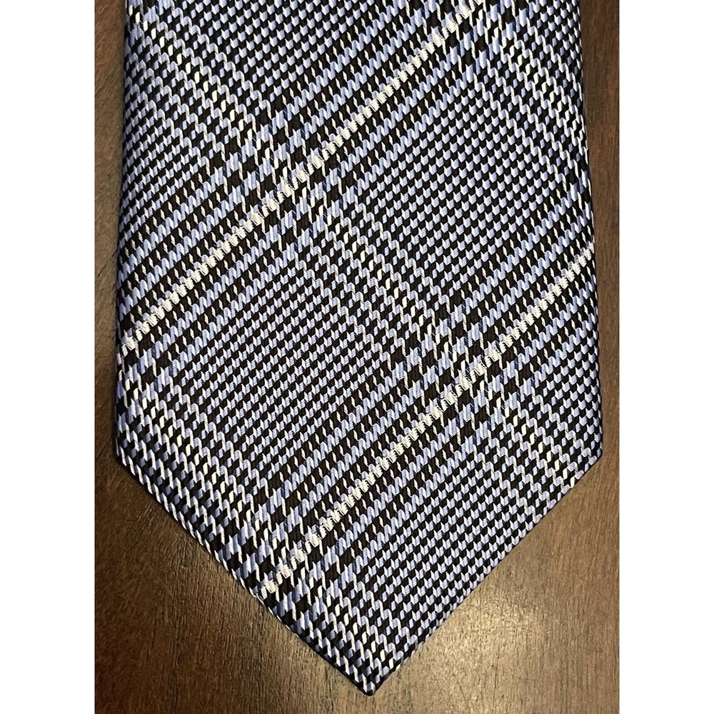 Zenio Blue Hand Made 100% Microfiber Men’s Neck Tie Made In China